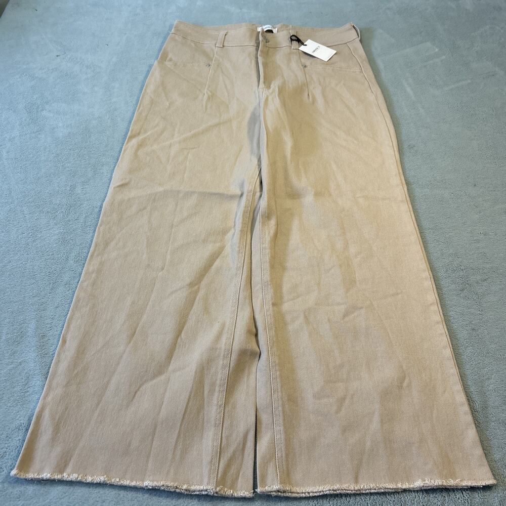 Y2K 2000s Deadstock Beyond Baggy Jeans Womens 29 32x25 Wide Hamilton Raw Hems